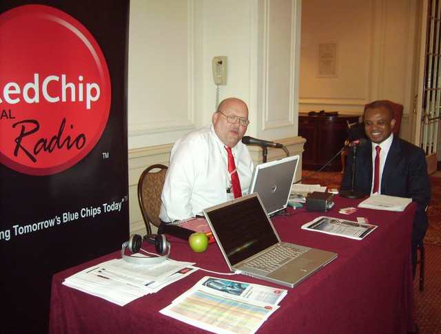 Peter Ntephe Prepares for RedChip Radio Interviews