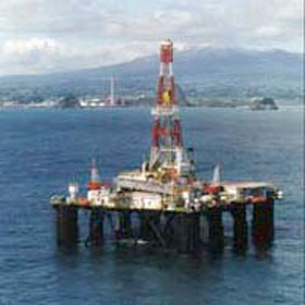 Transocean's SEDCO 702 from the air