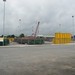 Stacking yard in Onne Port in Nigeria