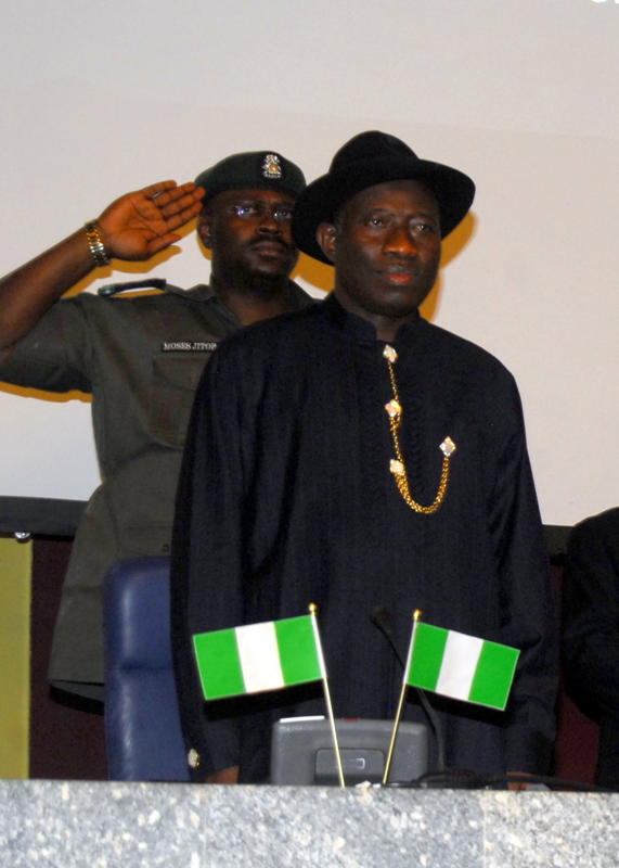 Nigeria Acting President Dr Goodluck Jonathan